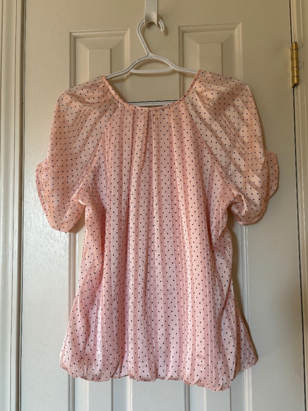 Sara Michelle Size Medium Blush Pink Top NWOT - Picture 3 of 4
